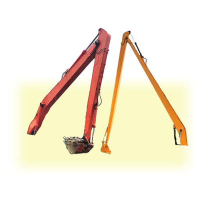 Booms de excavadora de largo alcance personalizables para la durabilidad Todos los colores 18 metros alcance máximo