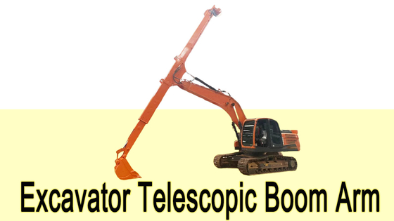 Excavadora de alta precisión de dos etapas con brazo telescópico 12T-35T Fundación Proyecto Pit Caisson LG700 ZX240