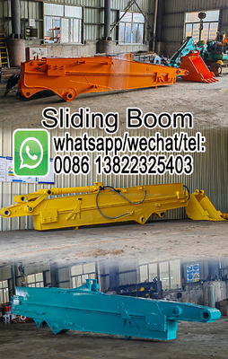 Alta resistencia 0.1CBM Excavadora brazo deslizante para Hitachi Komatsu Kato excavadora de gatos brazo telescópico brazo telescópico excavadora de boom brazo excavadora de largo alcance brazo de largo alcance