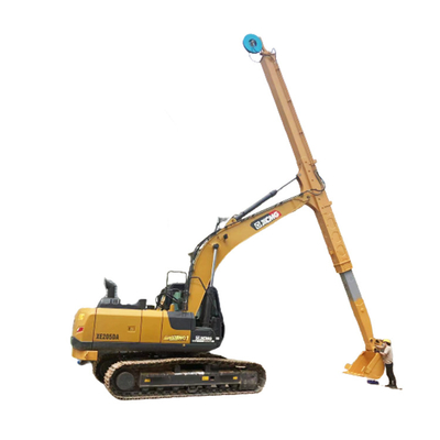 Excavadora de alta precisión de dos etapas con brazo telescópico 12T-35T Fundación Proyecto Pit Caisson LG700 ZX240