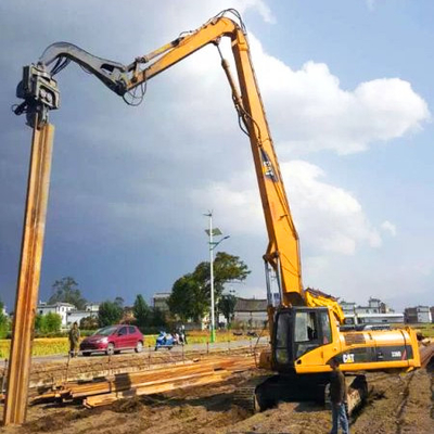 Excavadora conductor de pila de conexión para el gato Hitachi Komatsu excavadora pila brazo pila boom