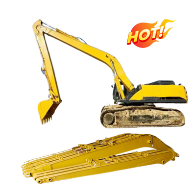 15m de longitud máxima Nuevo Excavador de largo alcance Booms 10-30m Boom Length 1.8 Cum Rock Bucket