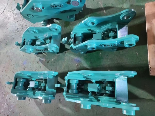 Excavadora segura de alta eficacia acoplador rápido, hidráulico enganche rápido con pines para gatos hitachi komatsu sanny
