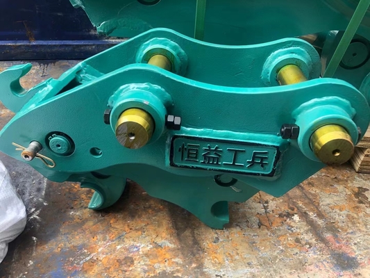 Excavadora segura de alta eficacia acoplador rápido, hidráulico enganche rápido con pines para gatos hitachi komatsu sanny