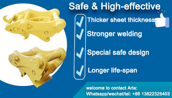 HITACHI KOMATSU excavadora con enganche rápido Q345 Q355B