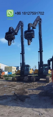 Excavadora profesional conductor de pila fijación para excavadoras excavadora de largo alcance excavadora de brazo largo de boom para la venta