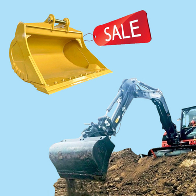 Vida útil más larga Gato Komatsu Hitachi Excavadora Lodo Cubo