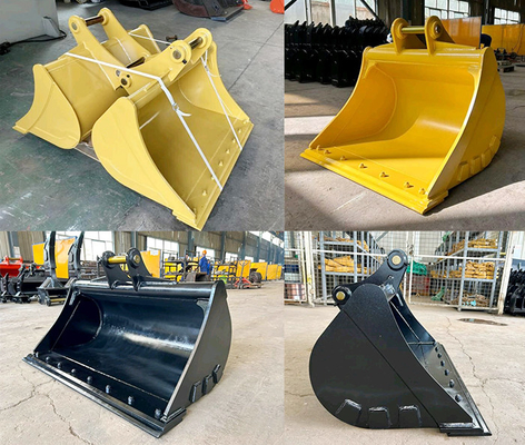 Vida útil más larga Gato Komatsu Hitachi Excavadora Lodo Cubo