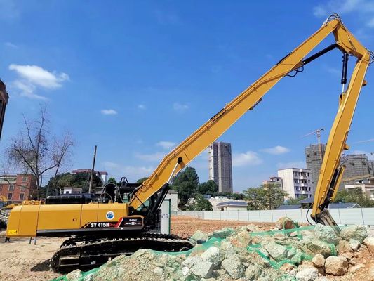 Excavadora de tres secciones con brazo de demolición Hyundai R225 personalizado 25T-45T Q355B