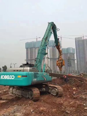 Alto rendimiento ZX520 excavadora pilar brazo Q355B/Q690D municipal proyecto de puente ferroviario de desvío Sanshui se abre en un ángulo de 160 grados