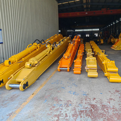 Brazo de pluma de largo alcance de alta calidad para maquinaria de construcción de excavadora Cat320