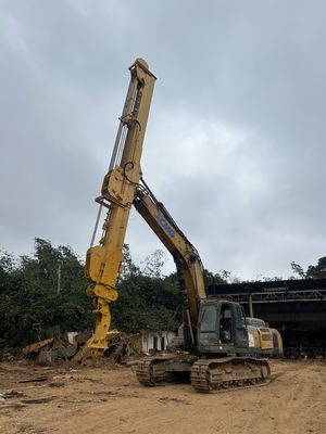 Excavadora personalizable XE370 Brazo telescópico de tres etapas BS900 Material más ligero Eficiente en el transporte de cubo o agarre 37T