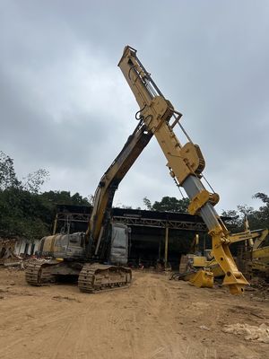 Excavadora personalizable XE370 Brazo telescópico de tres etapas BS900 Material más ligero Eficiente en el transporte de cubo o agarre 37T