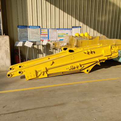 El brazo deslizante telescópico de la excavadora Q355B