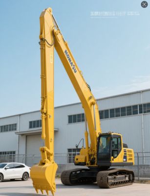 Brazo de largo alcance para excavadora de venta directa del fabricante, brazo de cuchara para excavadora Komatsu, brazo de largo alcance de alta calidad Q355B Q690D para excavadora
