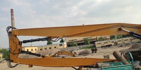 Brazo de extensión durable de Long Reach Demolition del excavador de la sección de la venta directa tres de la fábrica para la PC SK del CAT ZX de SANY