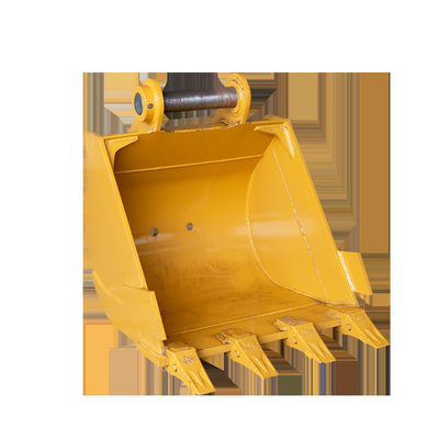 Excavador amarillo Rock Bucket de Q355B 0,8 Cbm para CAT320 ZX200 DX200 SY205C