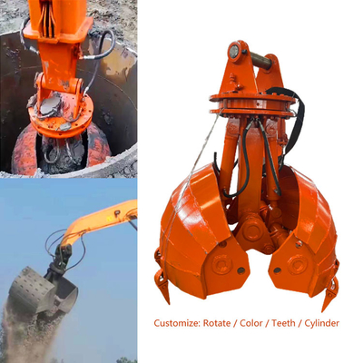 Excavador resistente Clam Bucket Hydraulic For Cat 320 ZX200