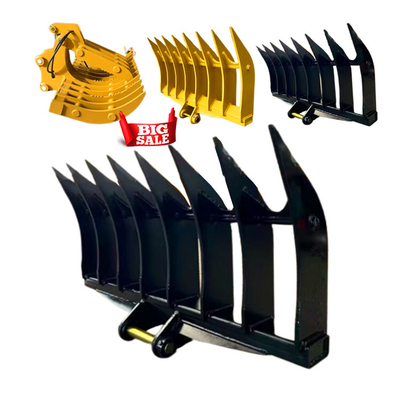 El excavador Rake Bucket, NM400 del raspador de Q355B cepilla el rastrillo para el excavador PC360 ZX300 CAT330