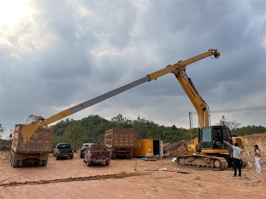 Alcance largo del excavador de Telescopic Arm el 14M Telescopic Dipper Arm del excavador para CAT320D