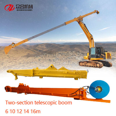 Cubo de la cubierta de Telescopic Boom With del excavador de los aceros HD700 para Hitachi Volvo