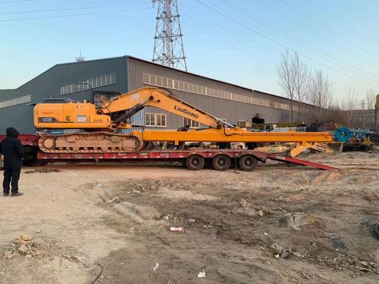 Hyundai R350 Excavadora de dos etapas de la demolición del brazo Q355B para el proyecto de demolición de edificios de gran altura
