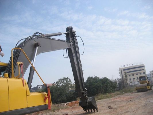 Brazo deslizante de la excavadora SK350 Verde / Amarillo 35T Para el túnel de tuberías de aguas residuales de ingeniería municipal Diseño de doble límite