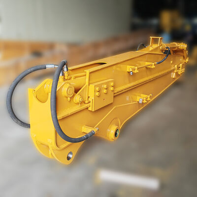 Brazo de excavadora telescópico hidráulico de alta resistencia para excavación de pozos profundos, dragado de ríos, excavación de pozos, OEM personalizable para múltiples modelos de excavadoras
